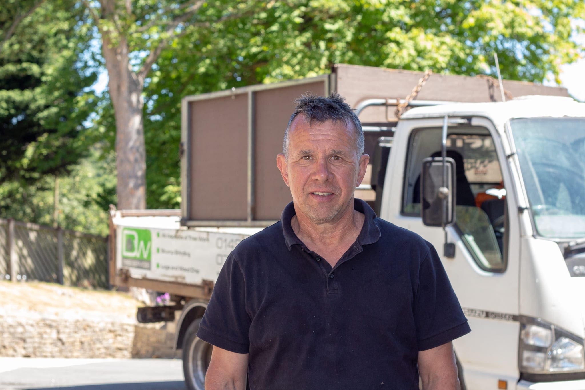 Photo of David owner and tree surgeon at D W Tree Services